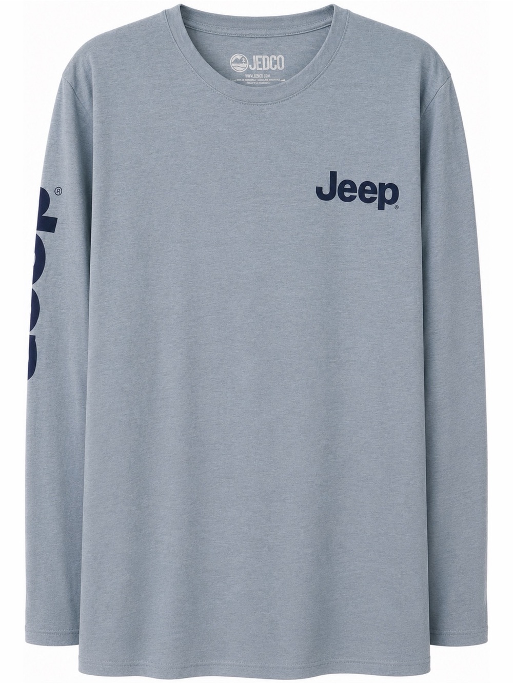 JEDCO Jeep Licensed Long Sleeve Logo T Shirt Dog Wrangler Mens Large